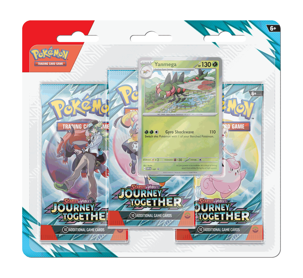 Pokemon Pokemon TCG - Scarlet Violet - Journey Together - Blister Pack TCG met Yanmega of Scrafty Promo