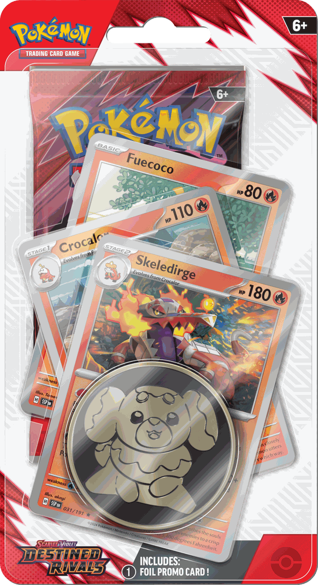 Destined Rivals Premium Checklane Blister Skeledirge