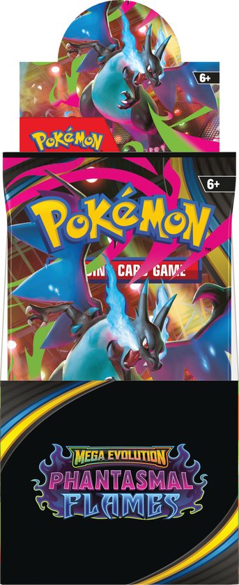 Pokémon TCG - Mega Evolution - Phantasmal Flames Booster Display (18 Packs)