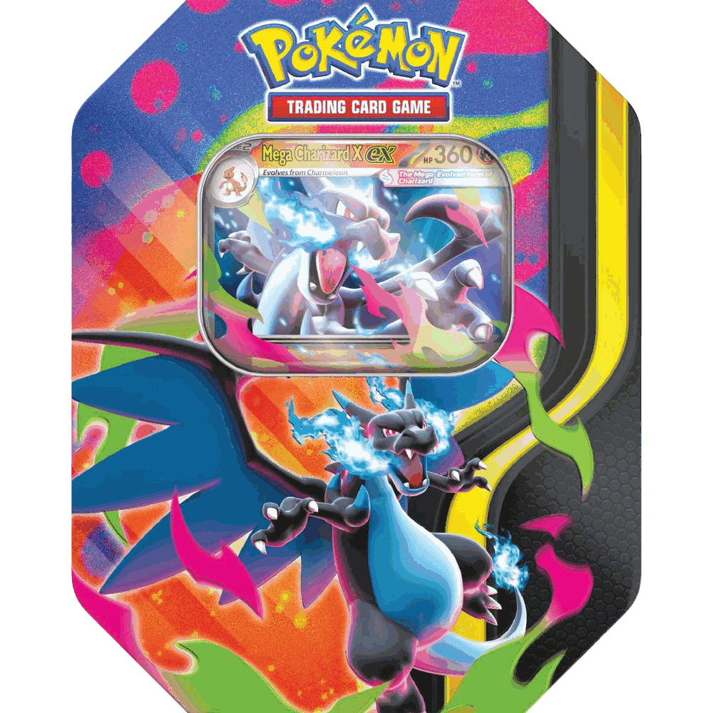 Mega Evolution Tin Mega Charizard X ex