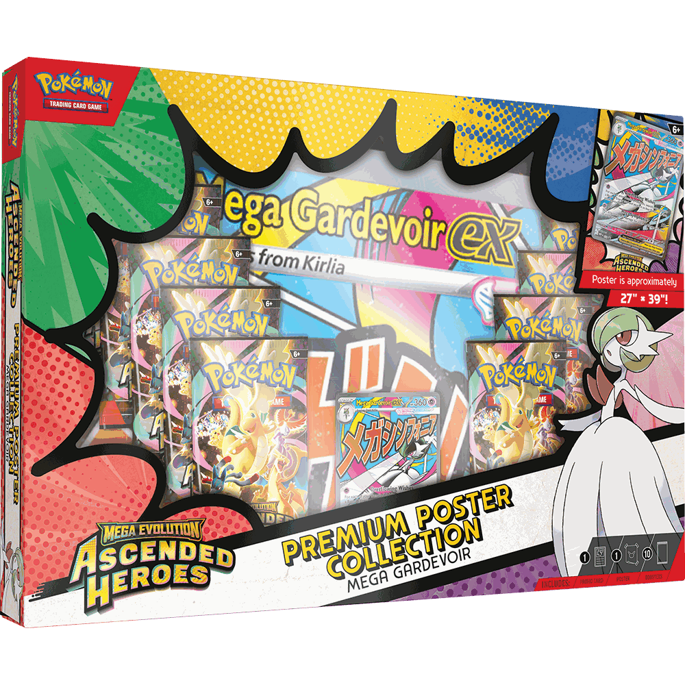 Ascended Heroes Premium Poster Collection Mega Gardevoir