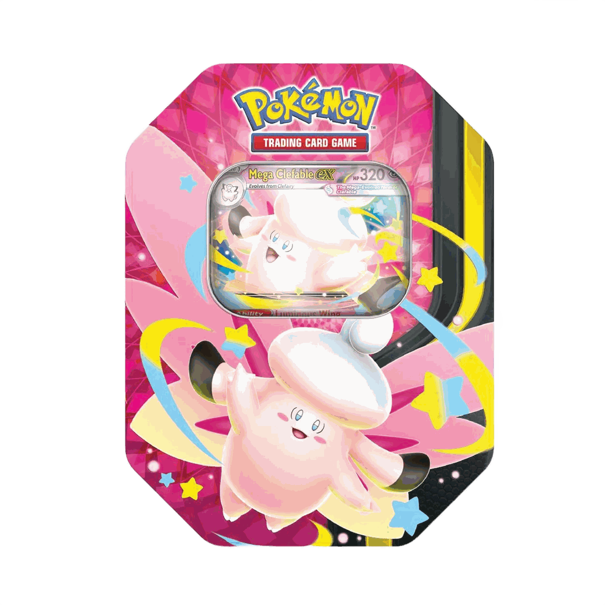 Mega Moonlit Mega Clefable ex Tin