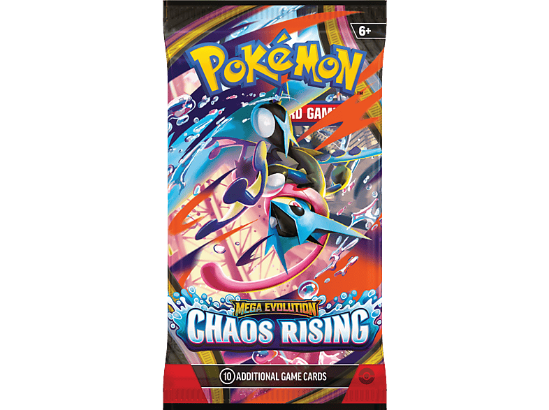 Pokemon TCG Mega Evolution Chaos Rising Booster – 10 kaarten per pakje