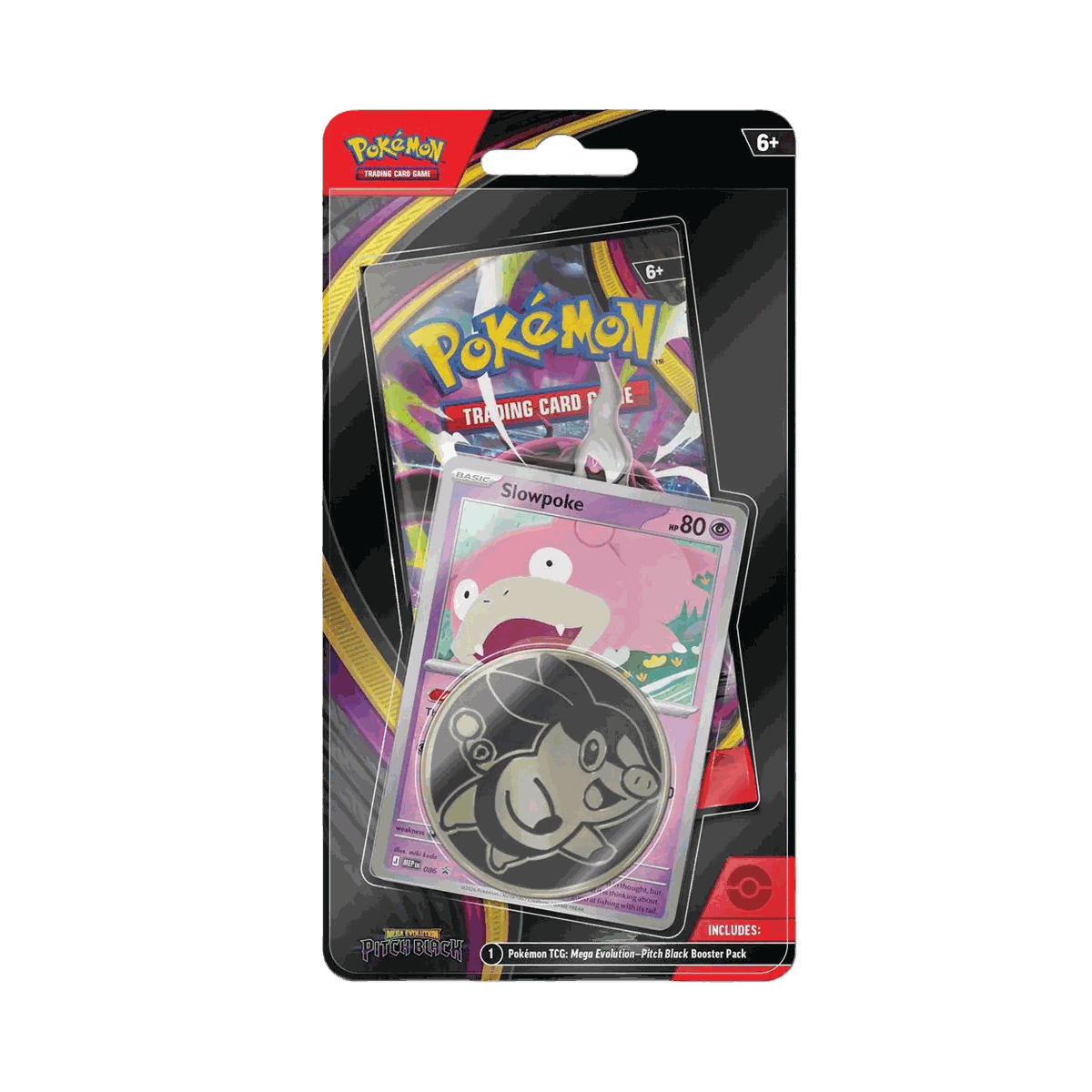 Pokémon Mega Evolutions Pitch Black Checklane Blister Slowpoke