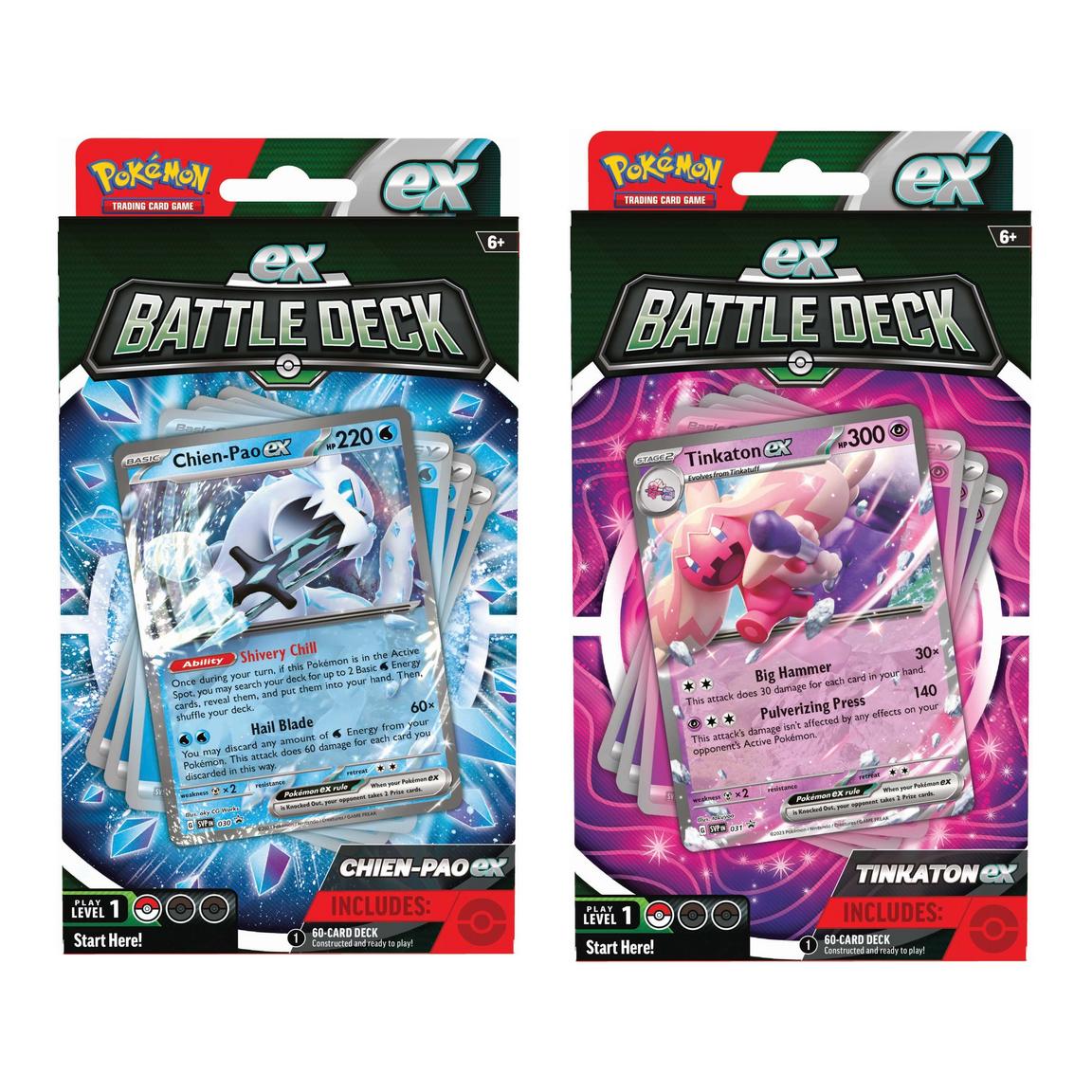 Pokemon TCG: July EX BATTLE DECK TINKATON/CHIEN