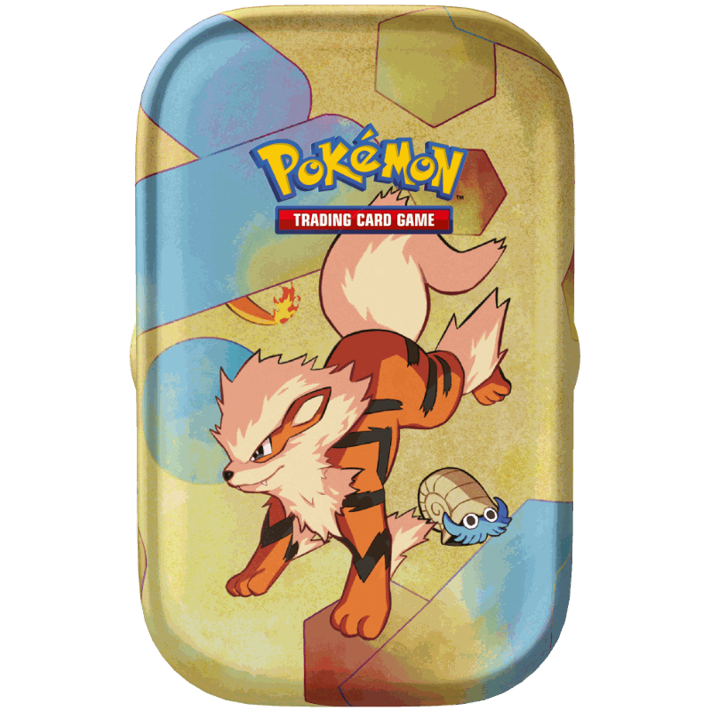 151 Mini Tin Arcanine en Omanyte