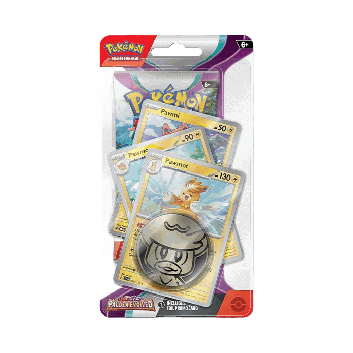 Paldea Evolved Checklane Blister Pawmot