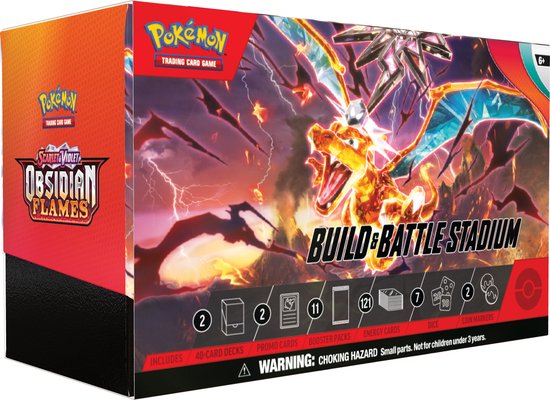 Pokémon Scarlet & Violet Obsidian Flames Build & Battle Stadium - Pokémon Kaarten