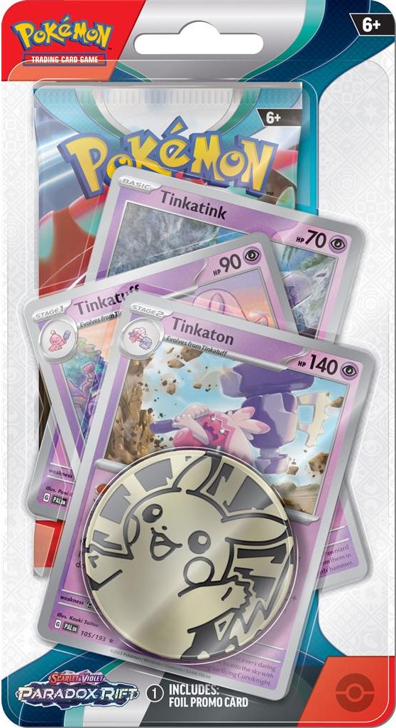 Pokemon - Scarlet & Violet Paradox Rift Premium Checklane Blister: Tinkaton