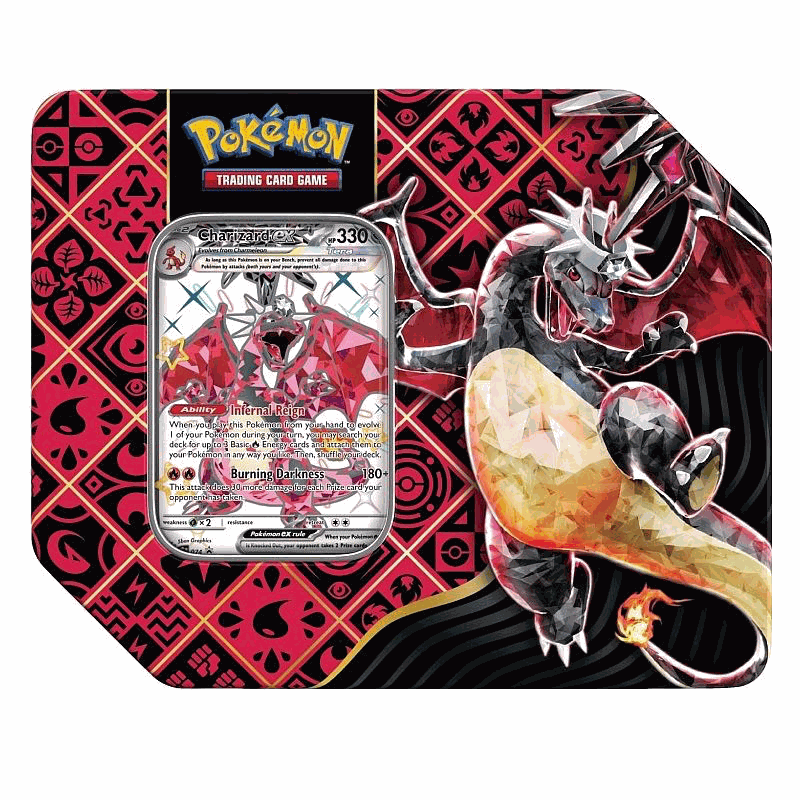 Paldean Fates Charizard ex Tin USA