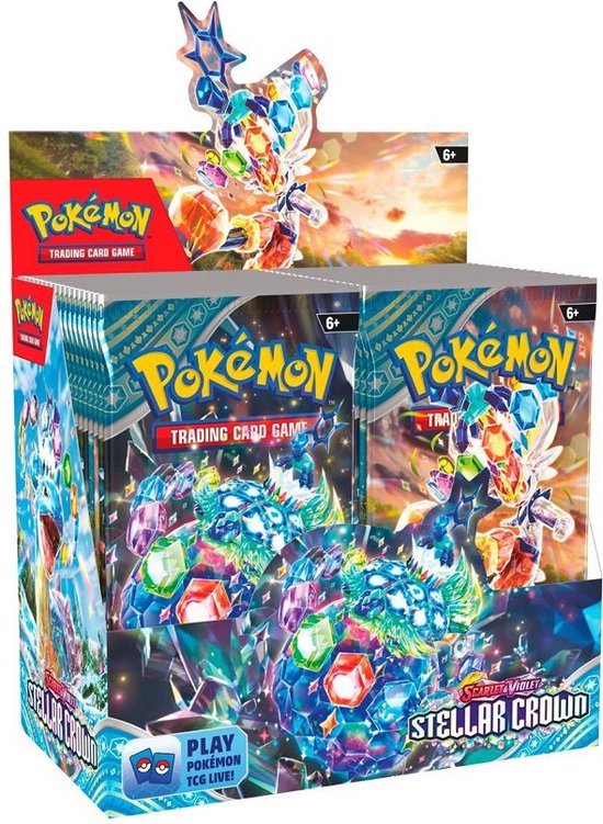 Pokémon - Scarlet & Violet - Stellar Crown - Boosterbox - Pokémon Kaarten - Trading Cards