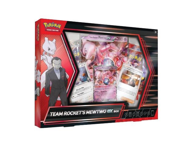 Destined Rivals Team Rocket's Mewtwo ex Box
