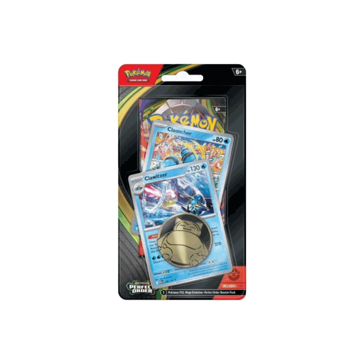 Pokémon – Mega Evolution: Perfect Order – Checklane Blister - Clawitzer - CatchYourCards