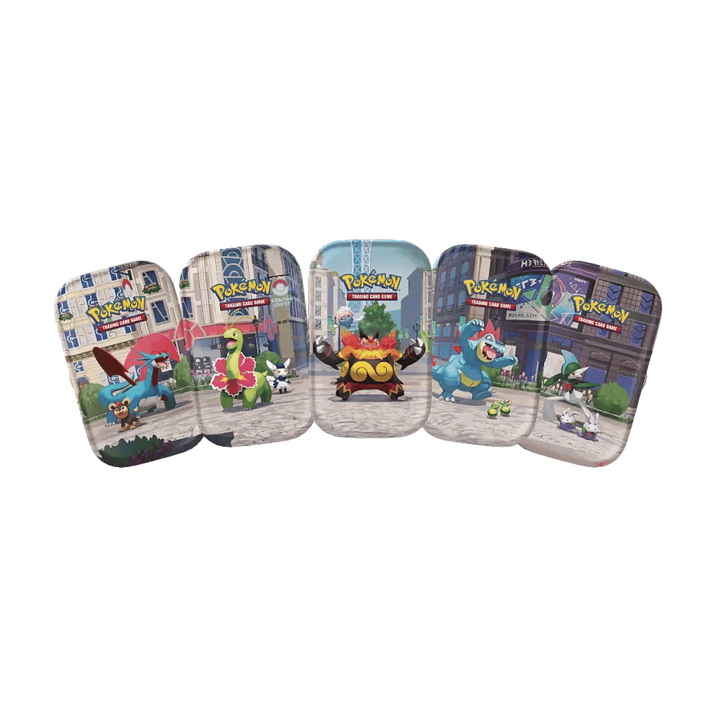 Pokémon Mega Evolution Chaos Rising Lumious City Mini Tin