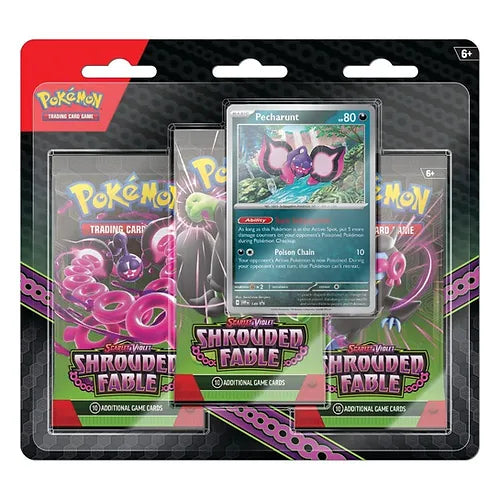 Pokémon - Scarlet & Violet - Shrouded Fable - 3 Booster Blister - Trading Cards - Pokémon Kaarten