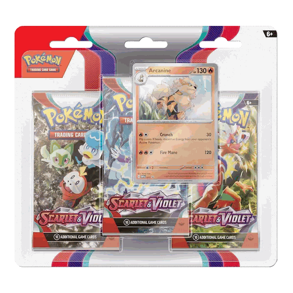 Scarlet & Violet Three Pack Blister Dondozo