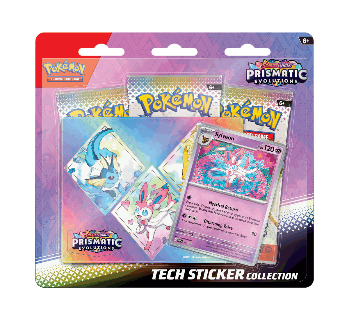 Prismatic Evolutions Tech Sticker Collection Sylveon