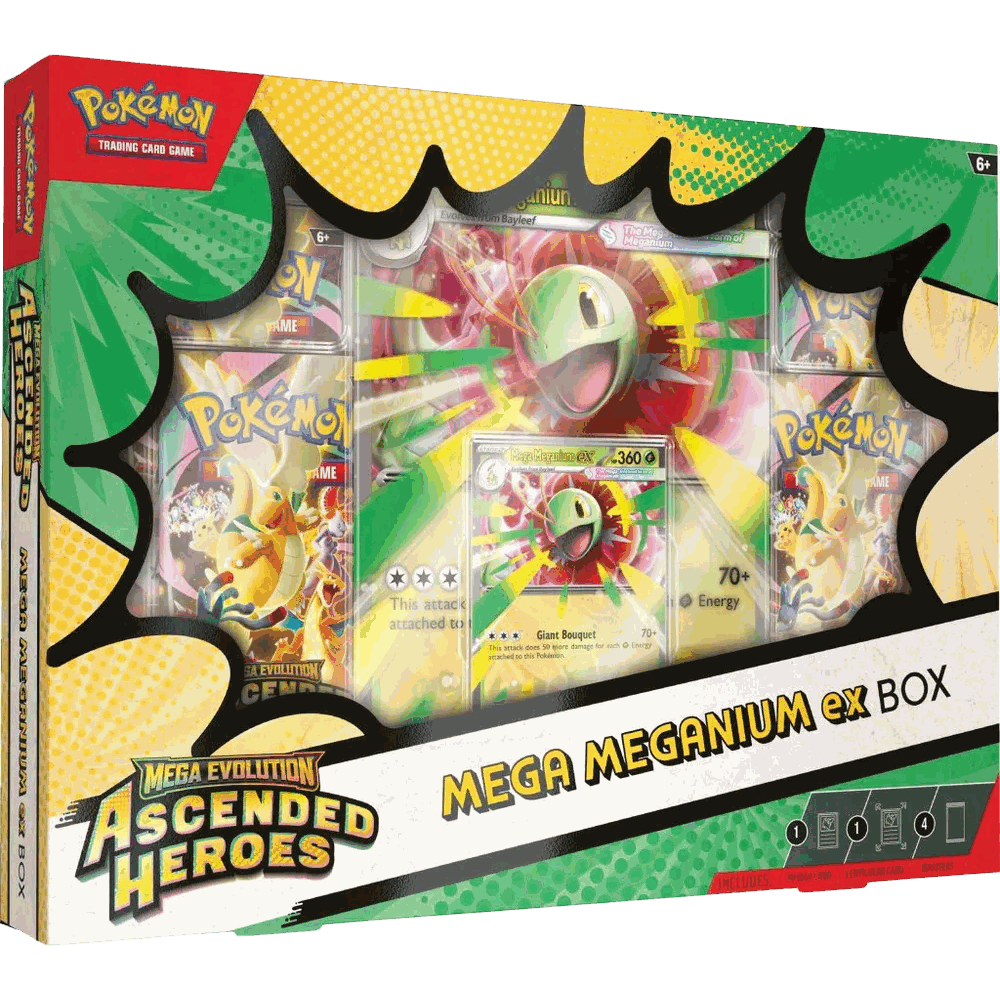 Ascended Heroes Mega Meganium ex Box