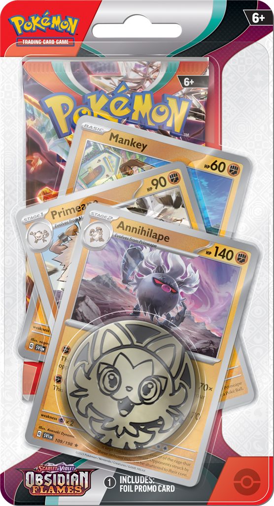 Obsidian Flames Premium Checklane Blister Annihilape