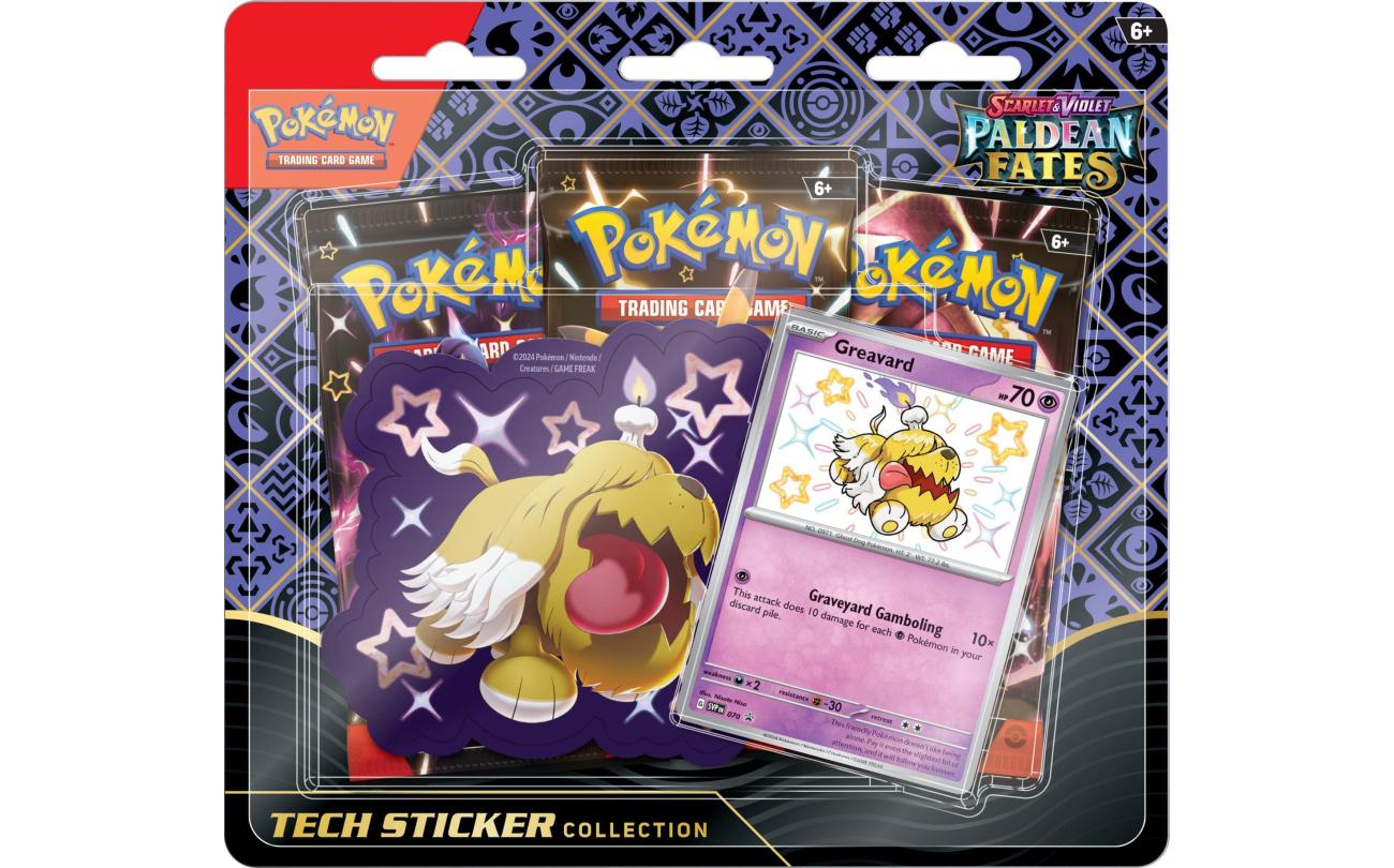Paldean Fates Tech Sticker Collection Shiny Greavard