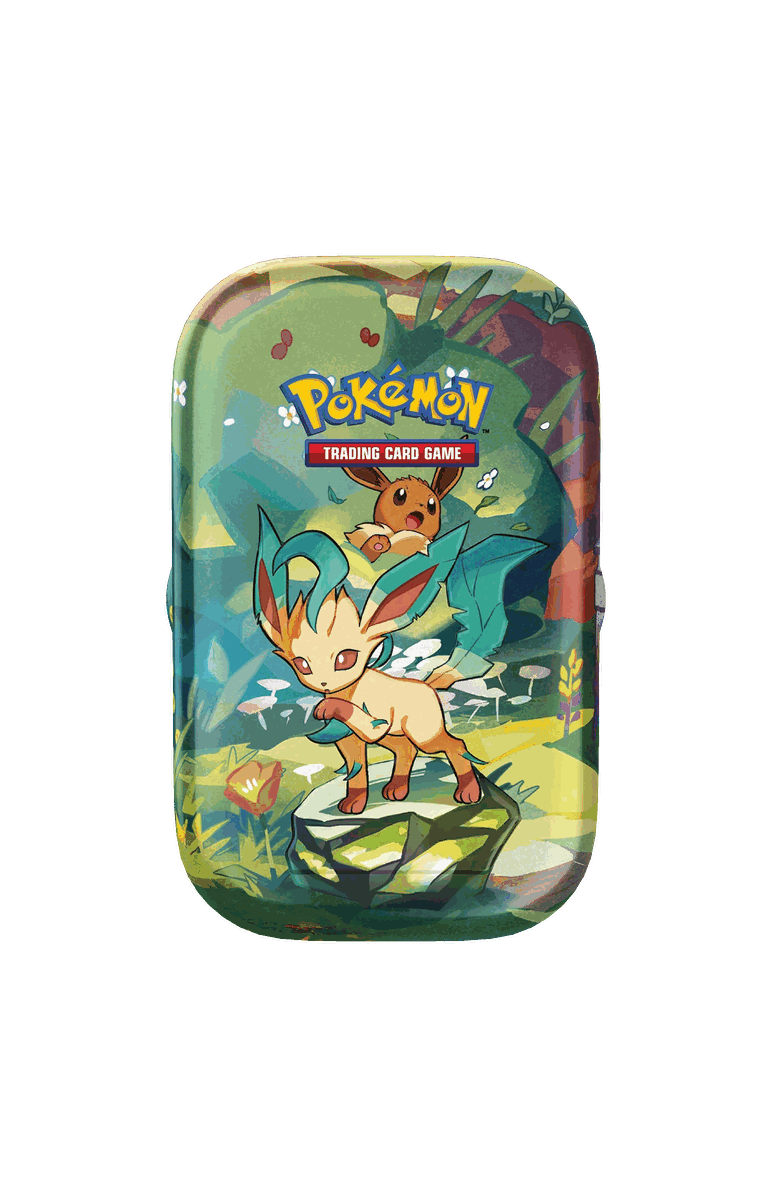 Prismatic Evolutions Mini Tin Leafeon