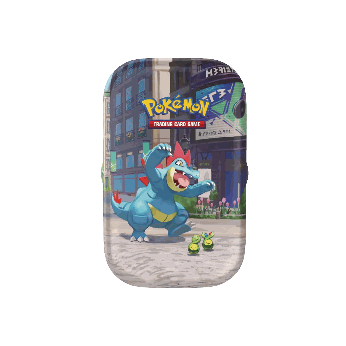Lumiose City Mini Tin Feraligatr & Budew