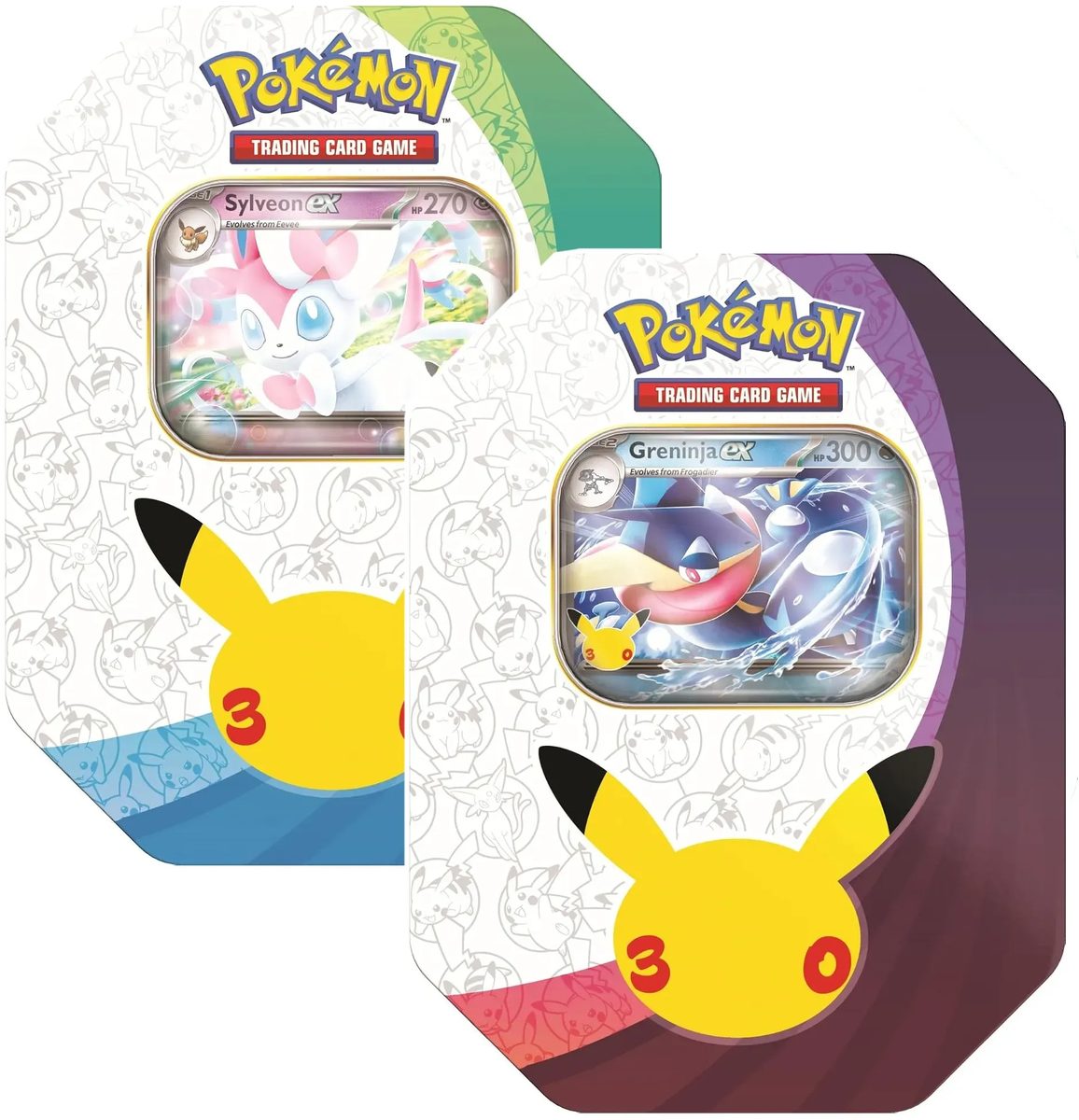 30th Celebration ex Tin Set of 2