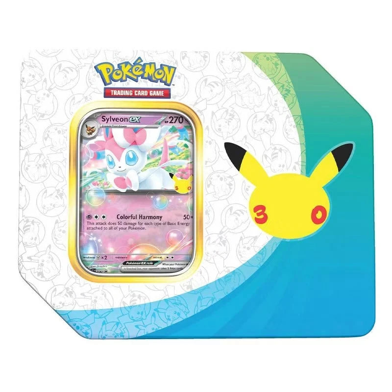 30th Celebration USA Tin Sylveon Ex