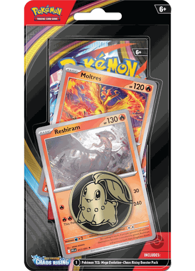 Pokémon Chaos Rising: Premium Checklane Blister - Reshiram