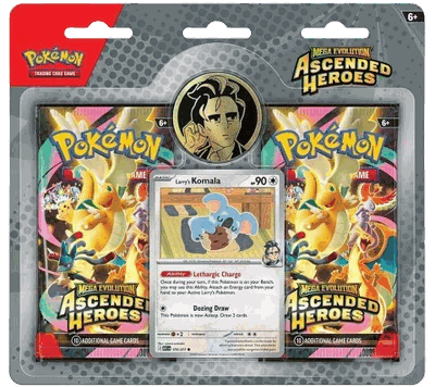 Pokémon - Mega Evolution - Ascended Heroes - Enhanced 2 Pack Blister - Larry's Komala - CatchYourCards