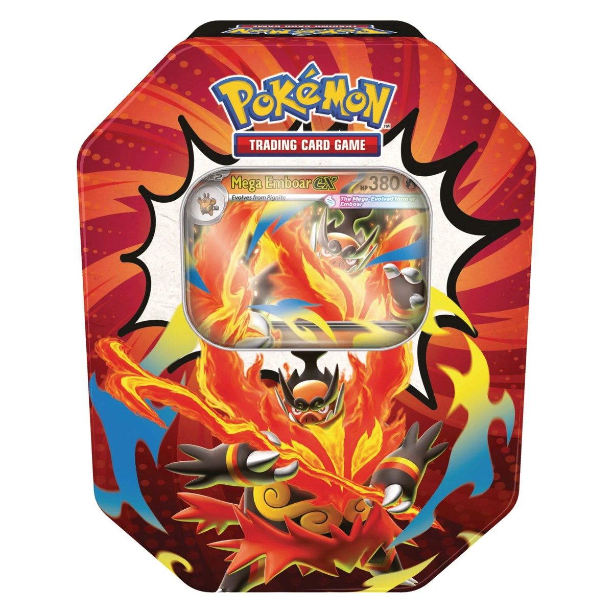 Ascended Heroes Tin Mega Emboar ex