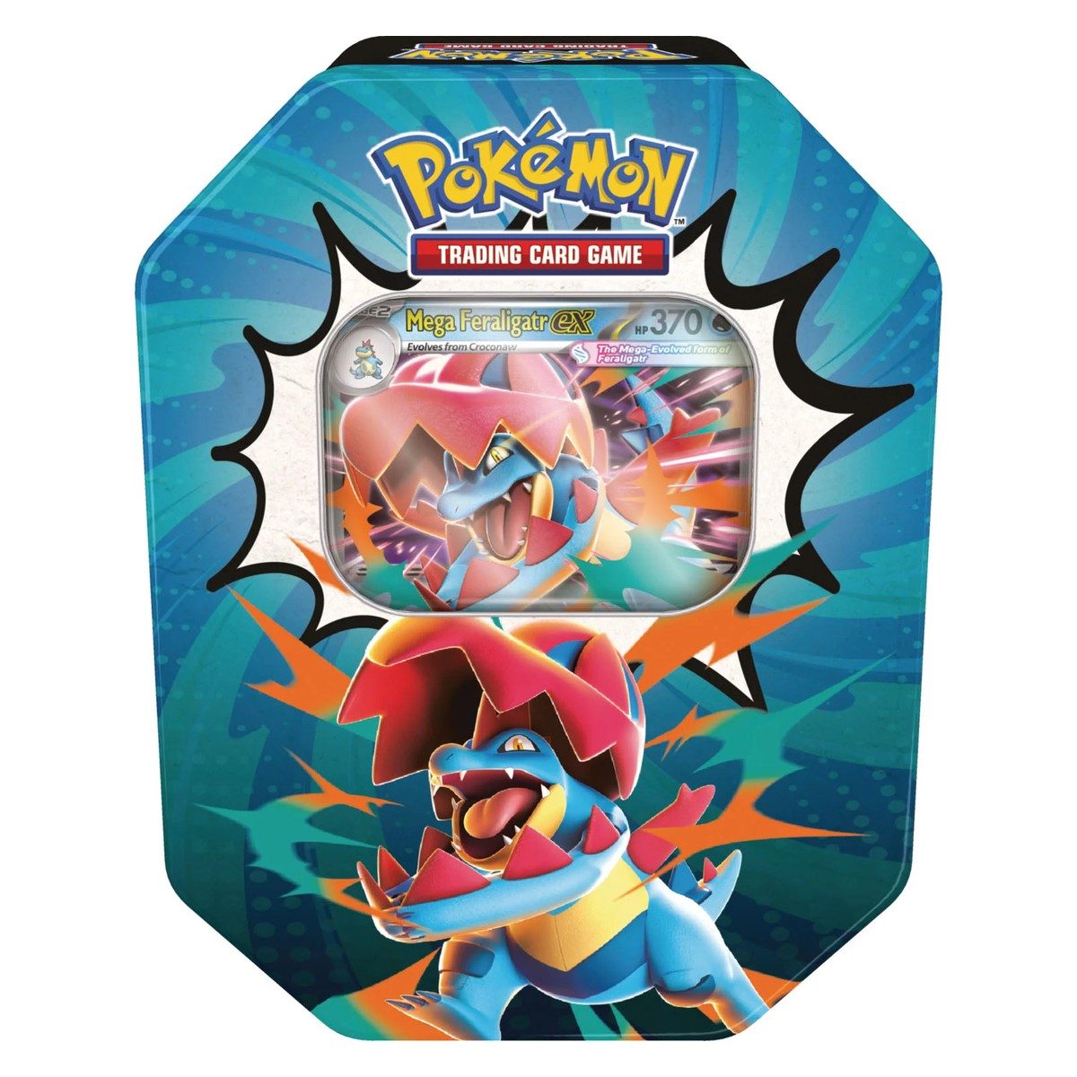 Ascended Heroes Tin Mega Feraligatr ex