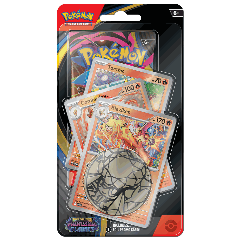Pokémon - Mega Evolution - Phantasmal Flames - Premium Checklane - Blaziken