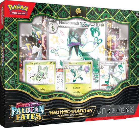 Paldean Fates Premium Collection Meowscarada ex