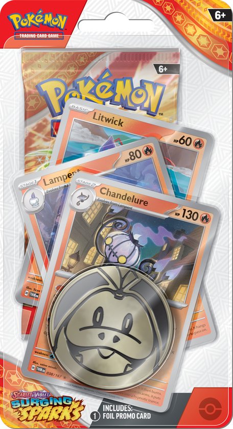 Surging Sparks Premium Checklane Blister Chandelure